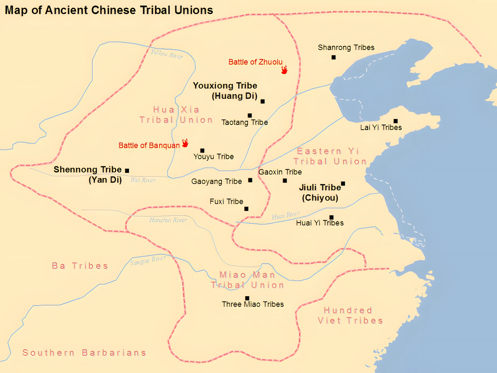 La bataille de Zhuolu